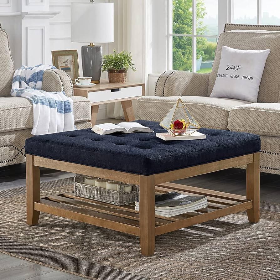 ^_^ 　NOANA ottoman Jonathan Louis Noah 024-02-SNOW Ottoman | HomeWorld